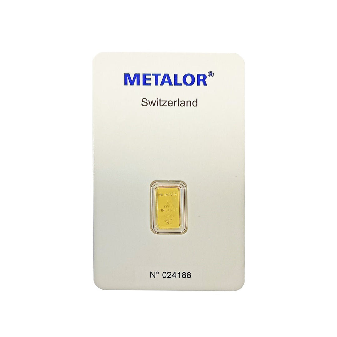 1 gram Gold Bar - GoldUnion US
