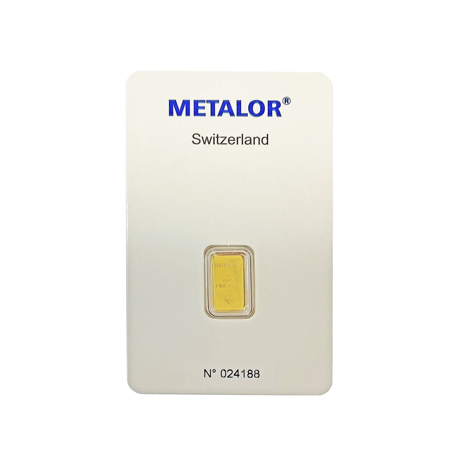 1 gram Gold Bar - GoldUnion US