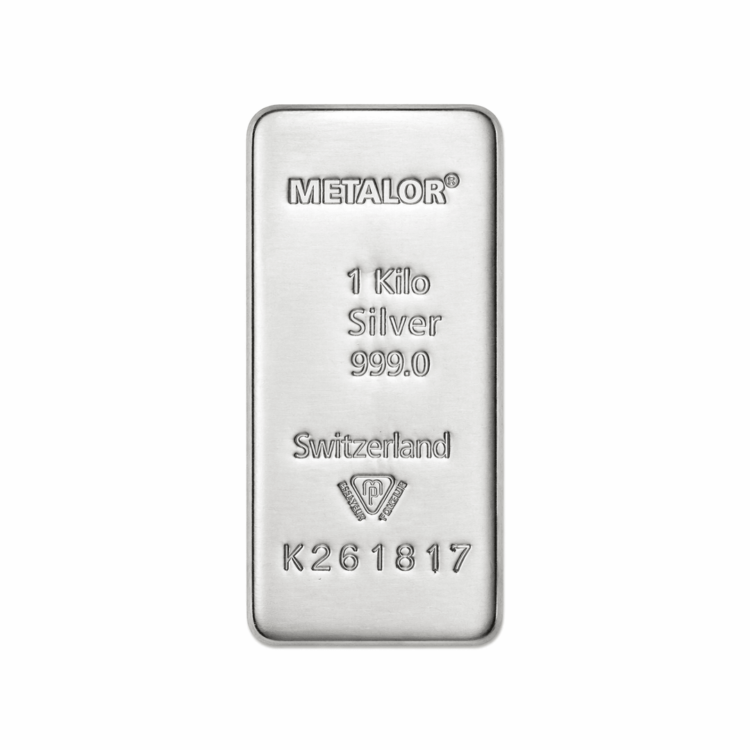 1 kilo Silver Bar - GoldUnion US
