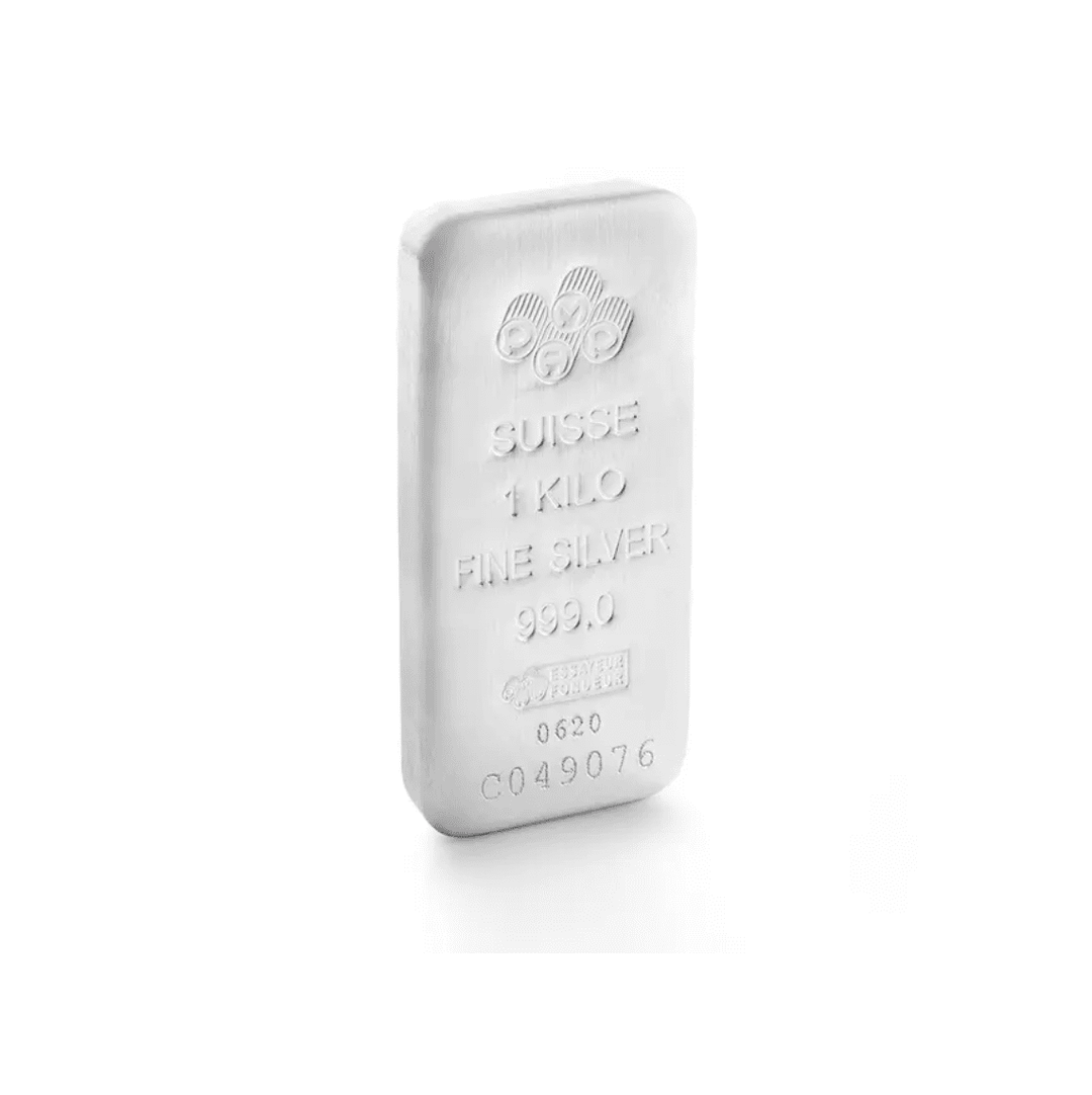1 kilo Silver Bar - PAMP - GoldUnion US