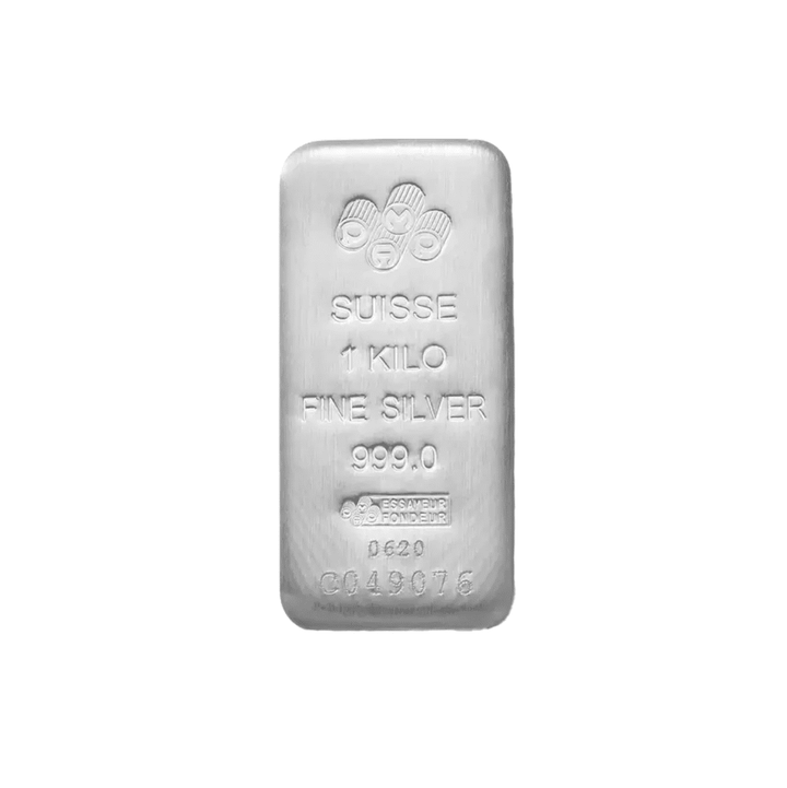 1 kilo Silver Bar - PAMP - GoldUnion US