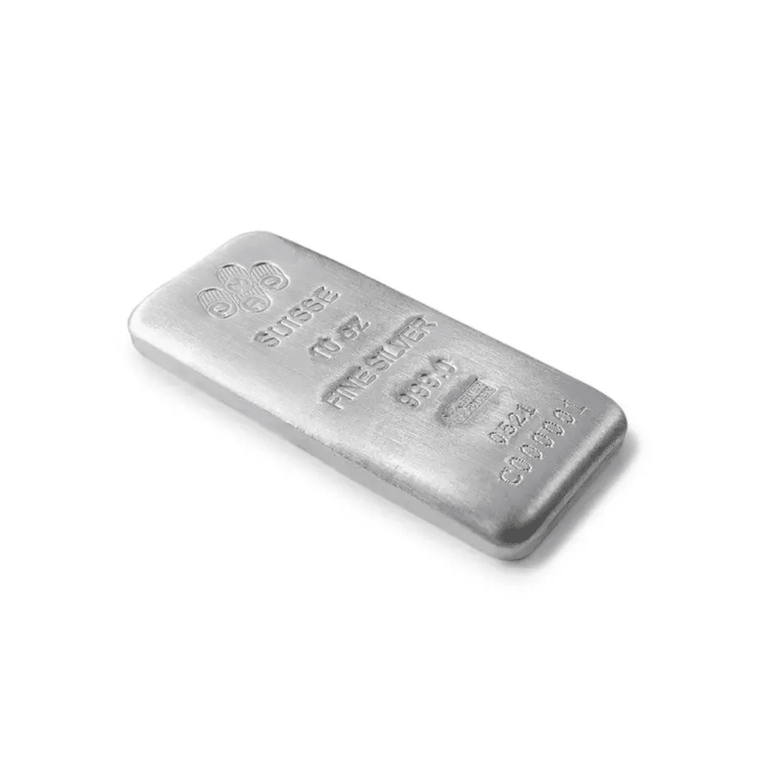 10 oz Silver Bar - PAMP - GoldUnion US
