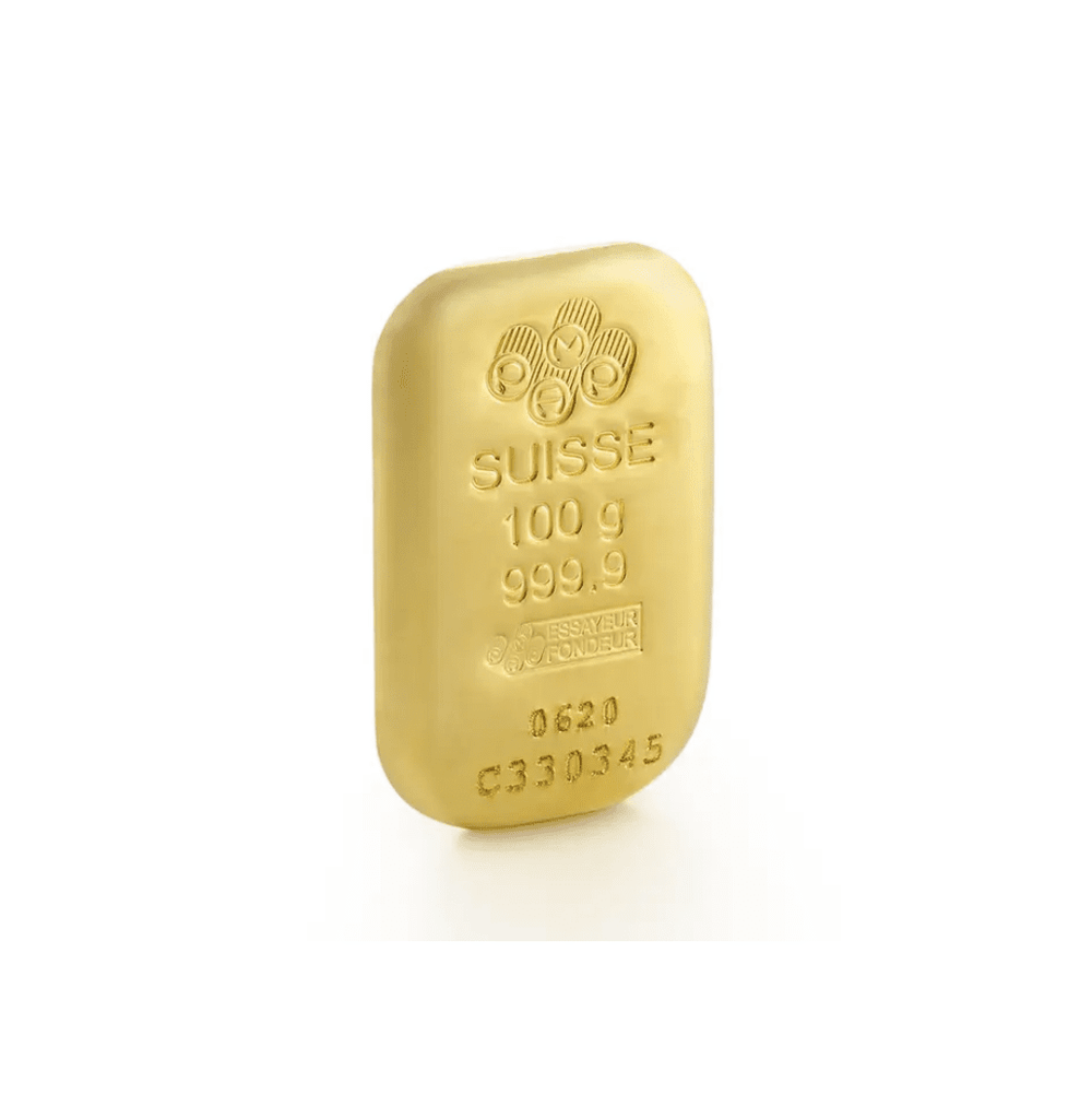 100 gram | Cast bar - PAMP - GoldUnion US