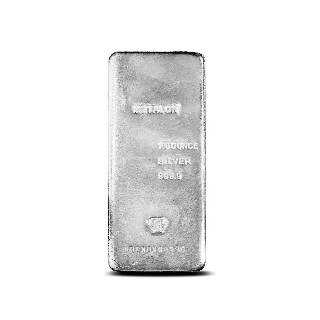 100 oz Silver Bar - GoldUnion US