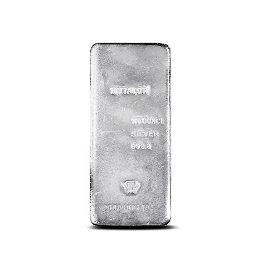 100 oz Silver Bar - GoldUnion US