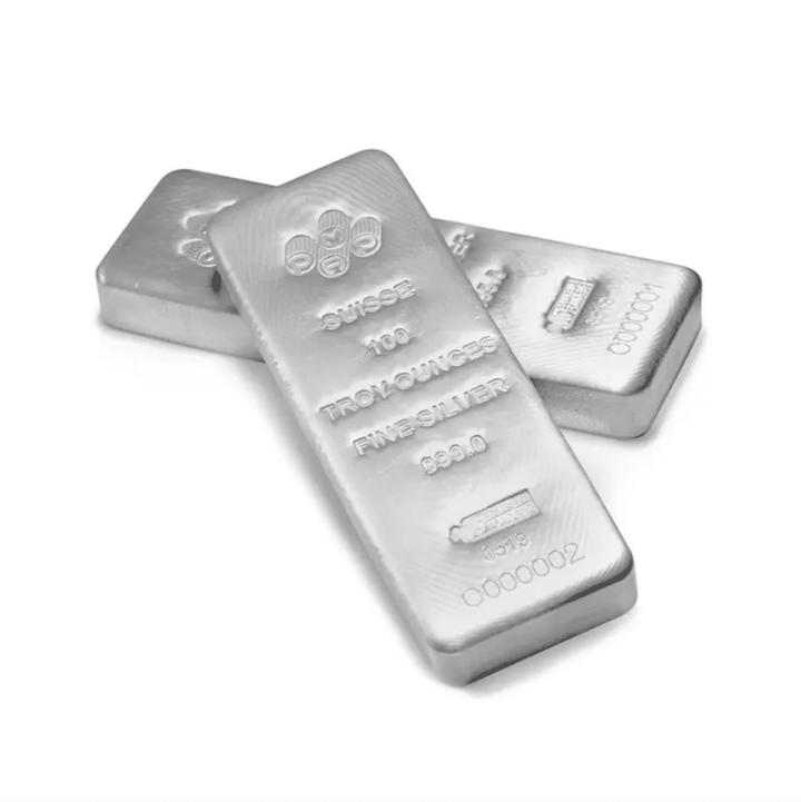 100 oz Silver Bar - PAMP - GoldUnion US