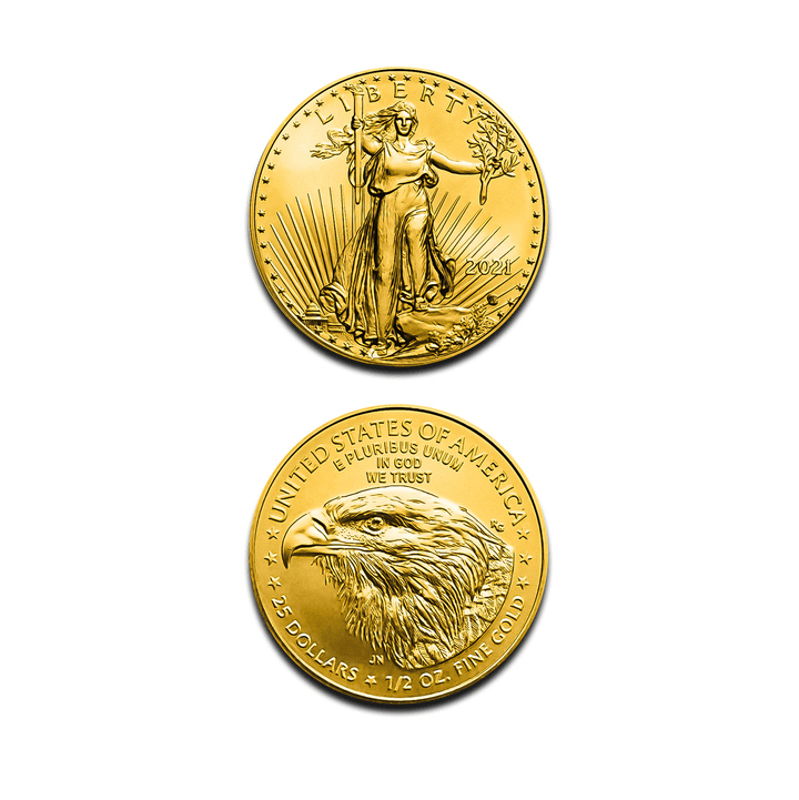 1/2 oz American Gold Eagle Coin - GoldUnion US