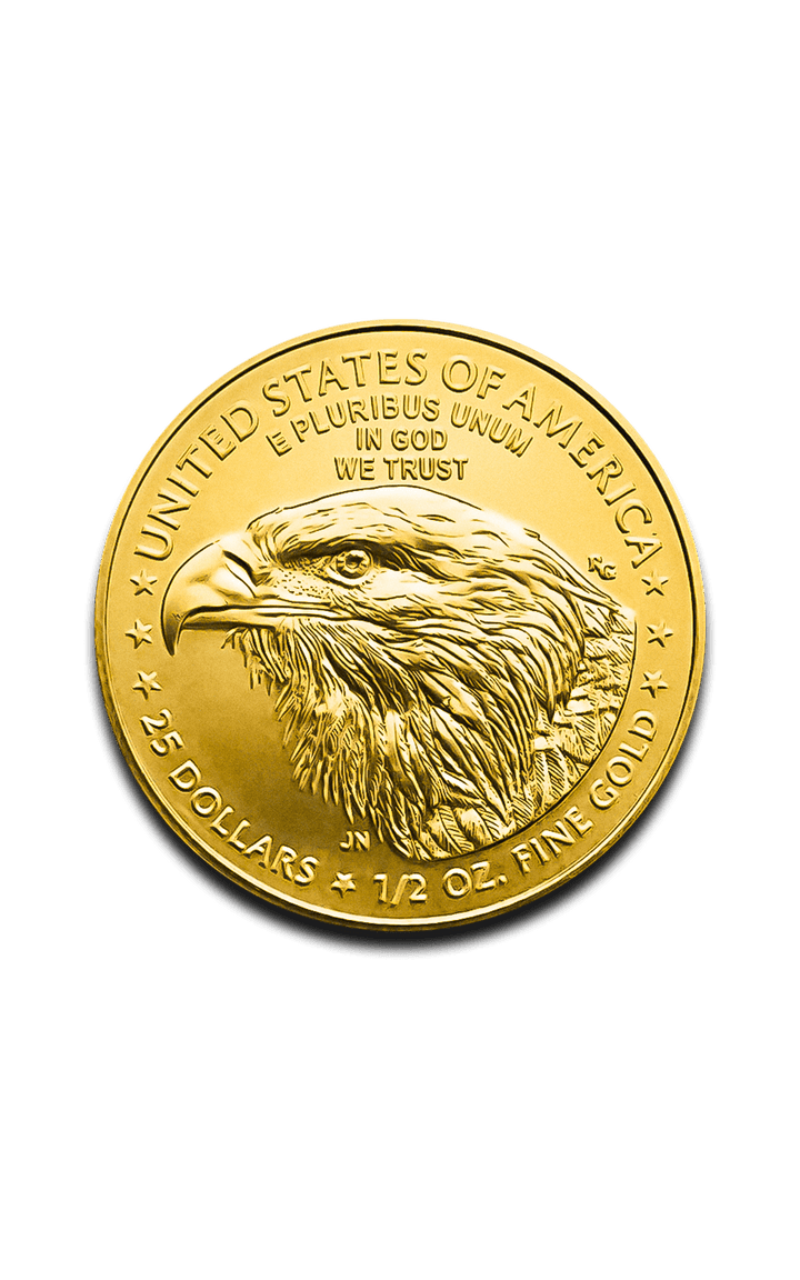1/2 oz American Gold Eagle Coin - GoldUnion US