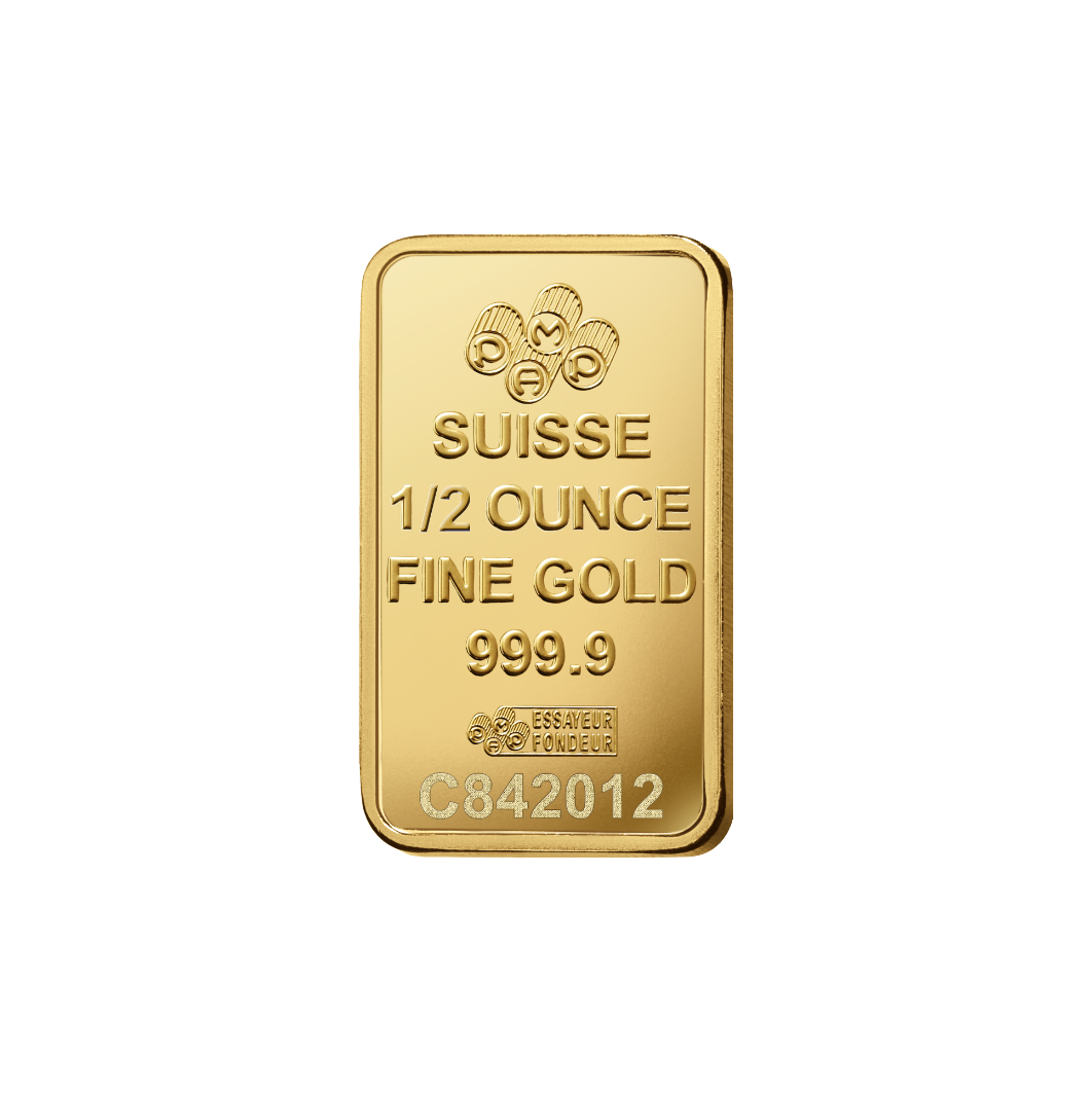 1/2 Oz Gold Bar Fortuna