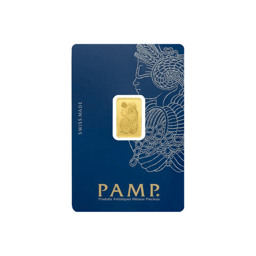 2.5 gram Gold Bar Fortuna - GoldUnion US