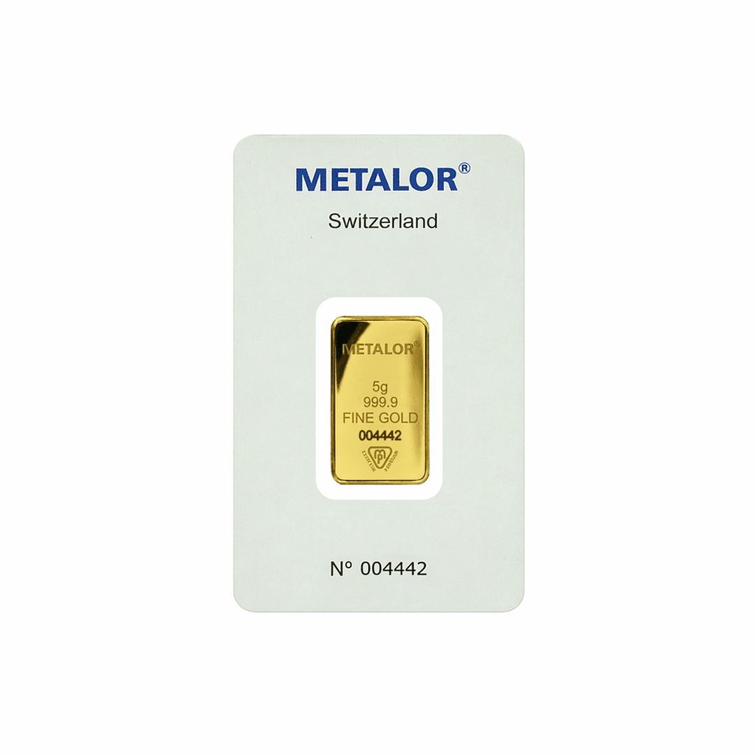 5 gram Gold Bar - GoldUnion US