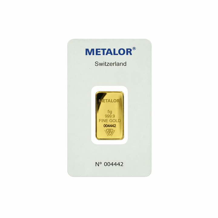 5 gram Gold Bar - GoldUnion US