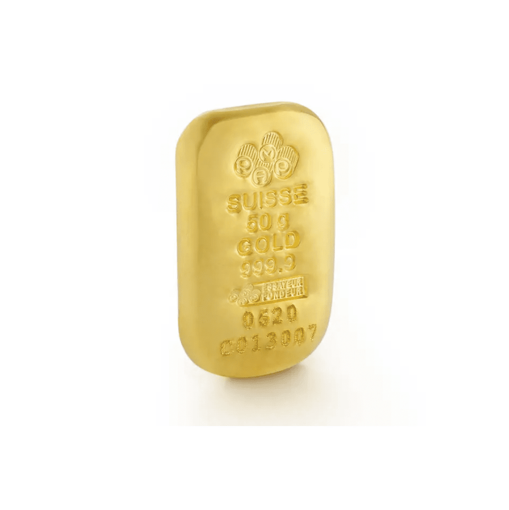 50 gram | Cast bar - PAMP - GoldUnion US