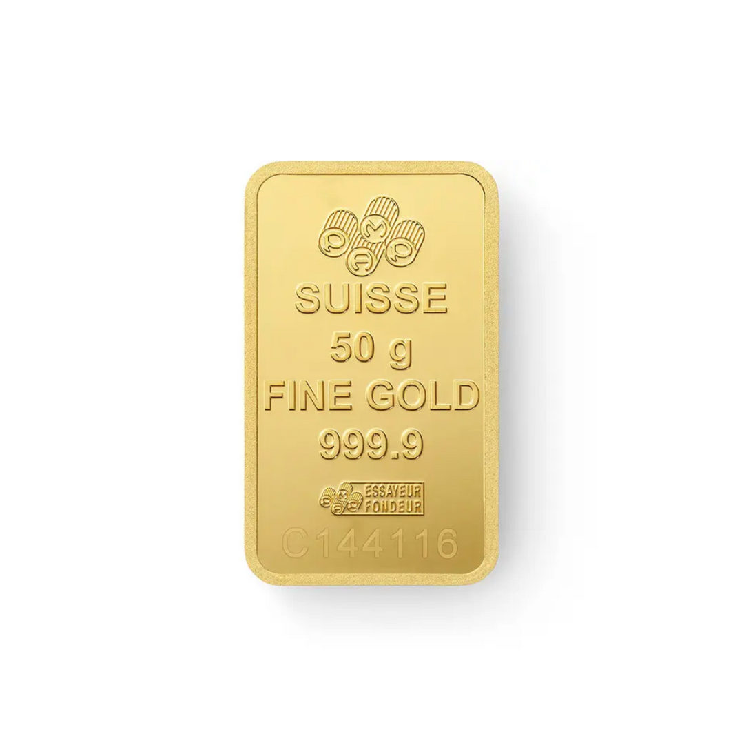 50 gram Gold Bar Fortuna