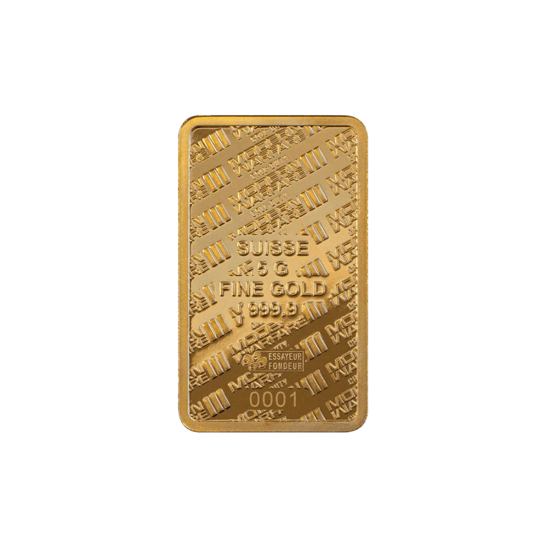 PAMP 5 gram Gold bar - Call of Duty