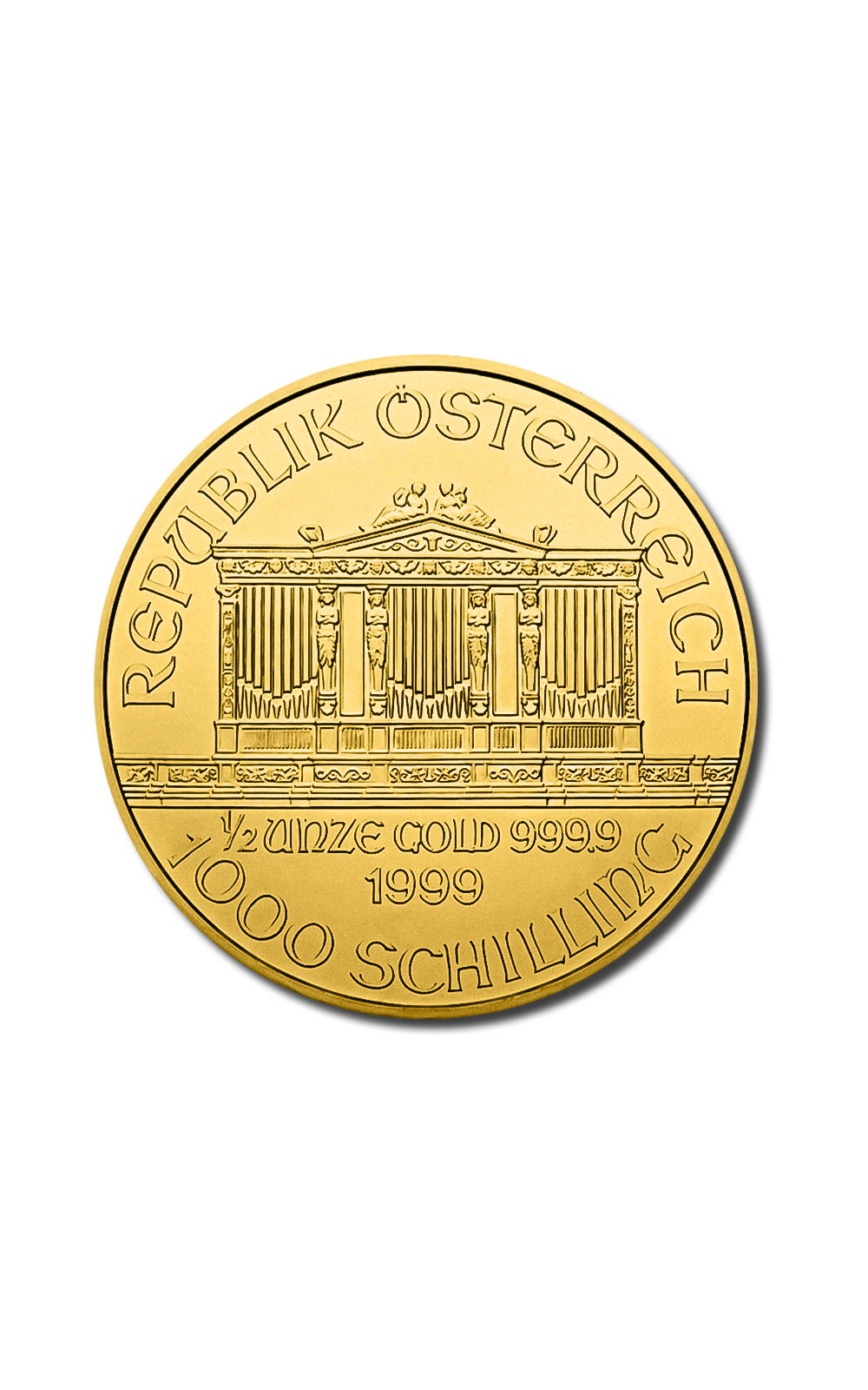 Austria 1/2 oz Gold Philharmonic