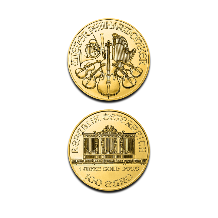 Austria 1 oz Gold Philharmonic Coin