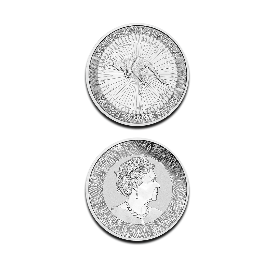 Australia 1 oz Silver Kangaroo - GoldUnion US