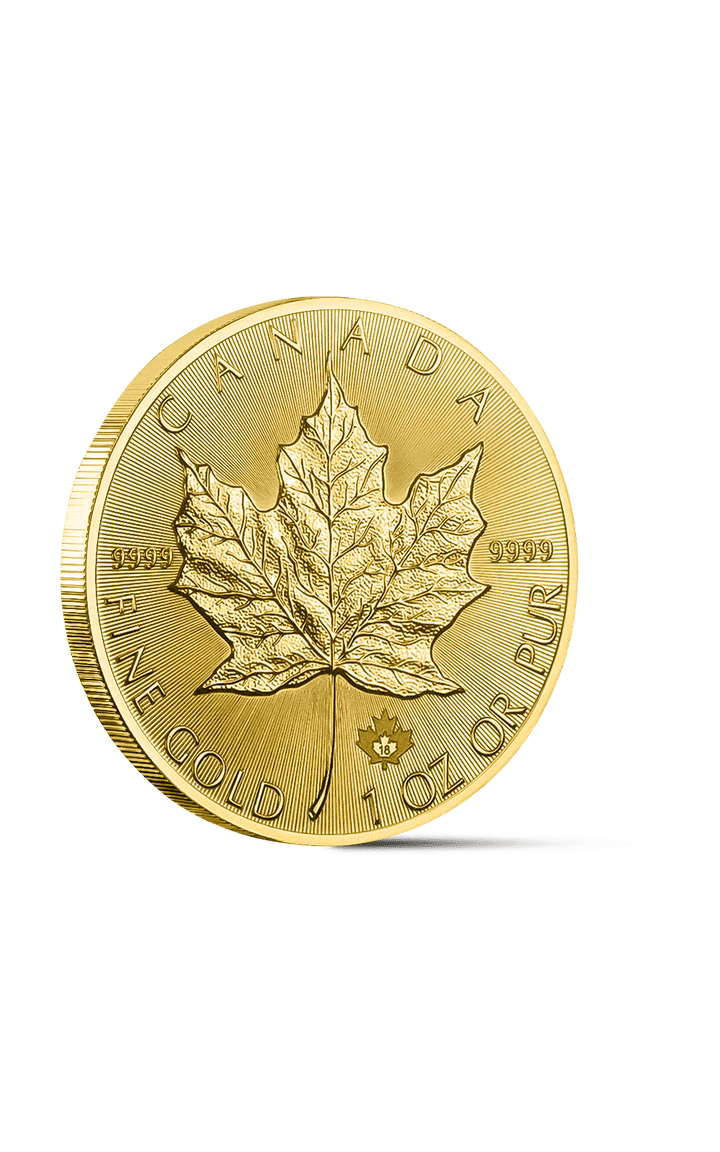 Canada 1 oz Gold Maple Leaf - GoldUnion US