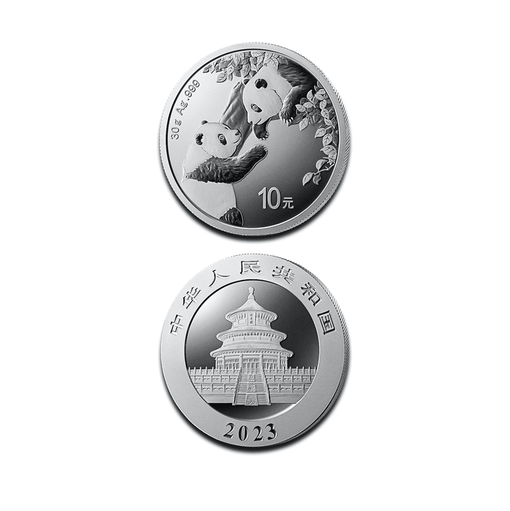 China 30 gram Silver Panda - GoldUnion US