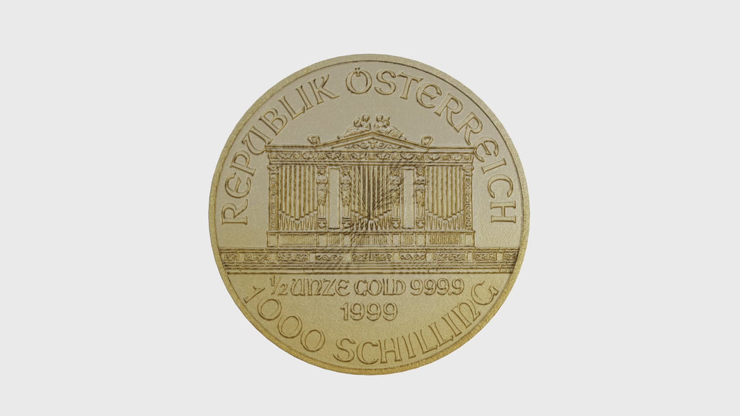 Austria 1/2 oz Gold Philharmonic