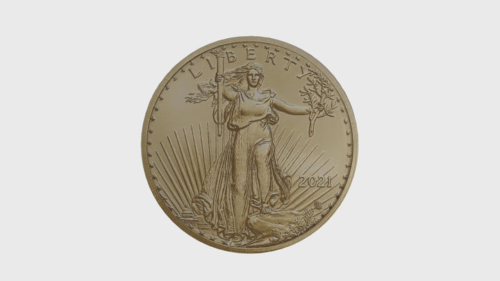 1/2 oz American Gold Eagle Coin