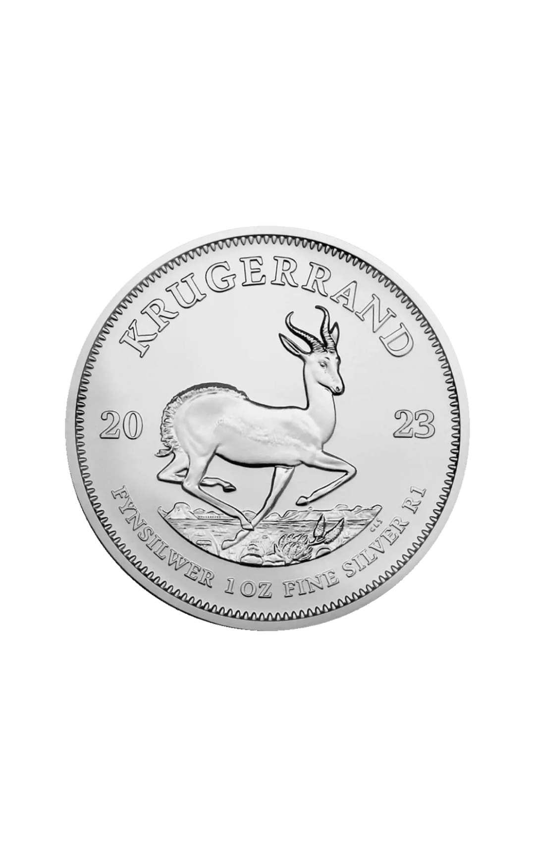 South Africa 1 oz Silver Krugerrand - GoldUnion US